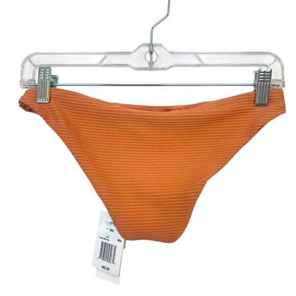 NWT l*space Sandy Bikini Bottom in Sienna sz M Ribbed Eco Chic Repreve Boho - Picture 5 of 9